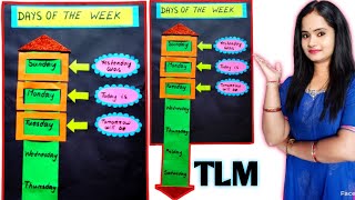 Days Of The Week TLM | English TLM | Days Of The Week Project Work |