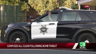Schools in Davis deemed safe to open following bomb threat investigation
