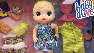 Baby Alive READY FOR BED Doll Unboxing
