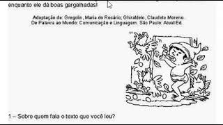 LEITURA E INTERPRETAÇÃO DE TEXTO: SACI PERERÊ