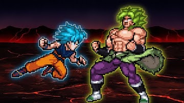 Goku Perfect SSB V2 OP(New) VS Broly DBS OP in Jump Force Mugen