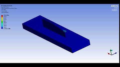 Residual stress distribution of sample P3D1