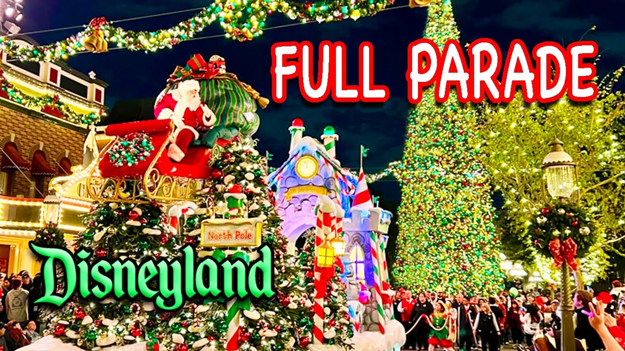 Disneyland Christmas Fantasy Parade 2025 (Nighttime Version) | FULL Parade Show in 4K Ultra HD