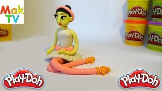Как сделать балерину из пластилина поделки своими руками How to make a ballerina modeling clay Как сделать балерину из пластилина поделки своими руками How to make a ballerina modeling clay