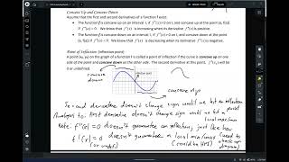 10.2 Concavity and Points of Inflection