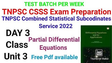 Statistical officer Maths& Statistics free online class and pdf material/statistics exam preparation
