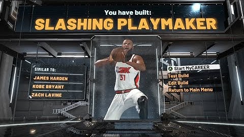 Best Slashing Playmaker Build On NBA2k20