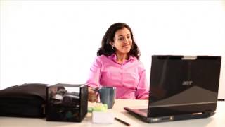 Free Stock Footage: Happy Office Woman