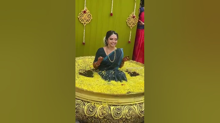 Haldi Bath By Bride