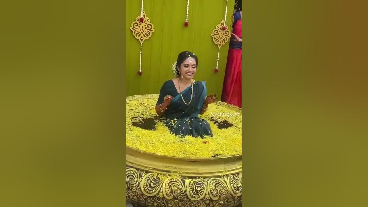Haldi Bath By Bride