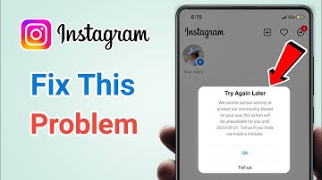 We restrict certain activity to protect our community | Instagram try again later problem solved 
