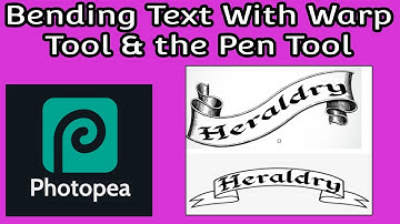 Warping Text & Writing on a Path in Photopea