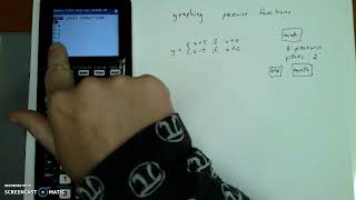TI-84 graphing calculator: graph piecewise function