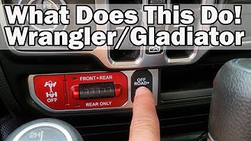 Jeeps Off Road Plus Button What Does It Really Do? Does It Have Hidden Features? Let