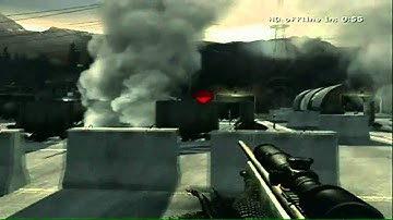 CALL OF DUTY 4: JUMP 360 NOSCOPE ACROSS MAP !!!