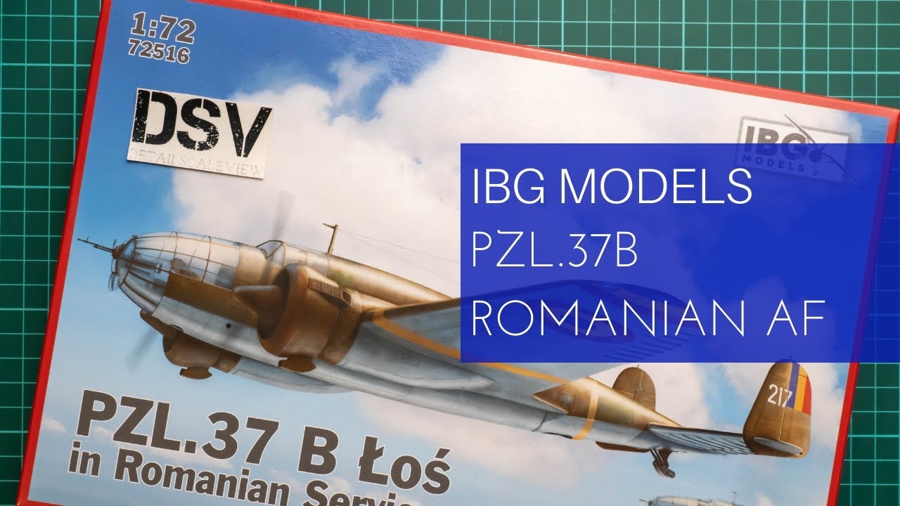 Download IBG Models 1/72 PZL.37B Los Romanian (72516) Review