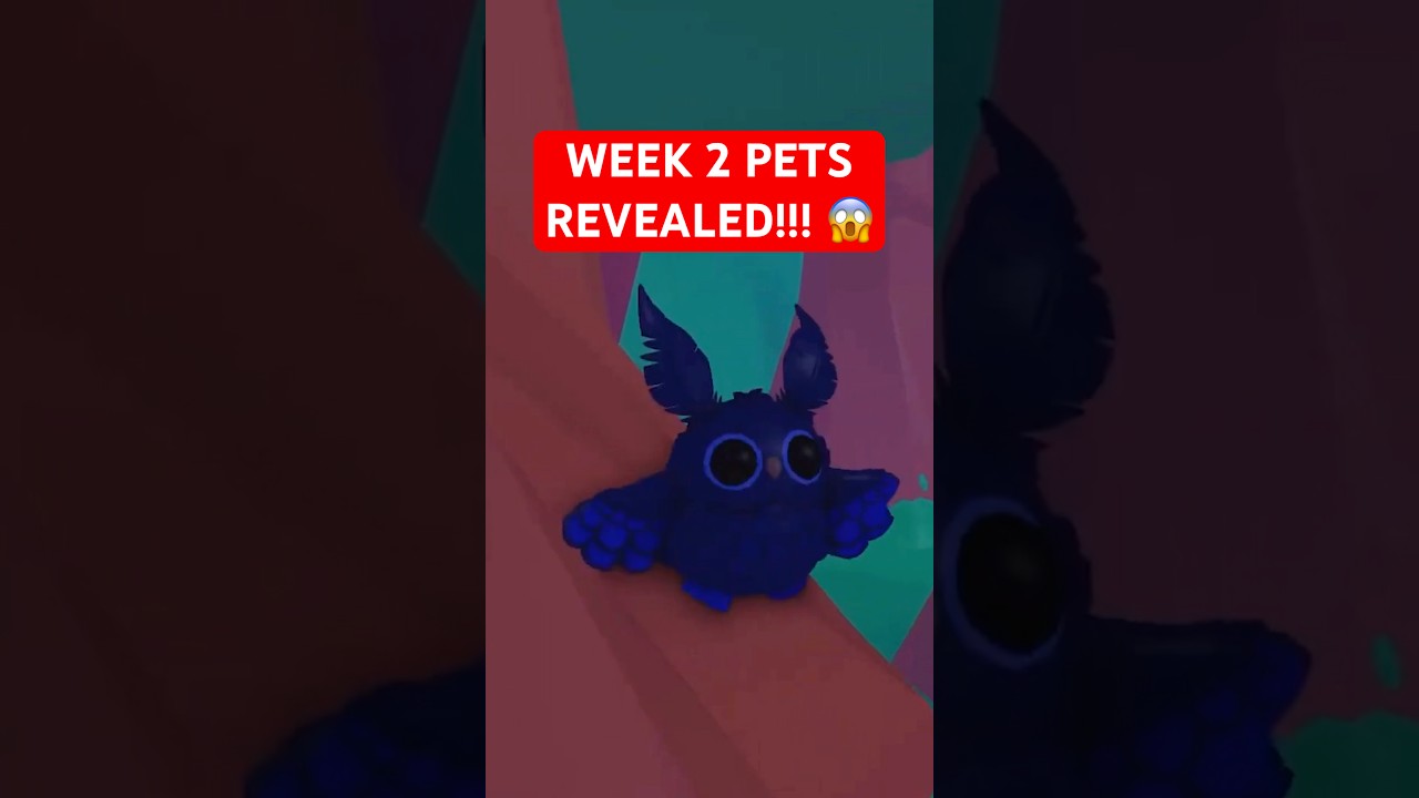 omg! 😱 WEEK 2 PETS are leaked and we have a SECRET PET OWL! #adoptme