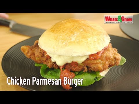 Easy Chicken Parmesan Burger - How to Make Chicken Parmesan Burgers at Home!