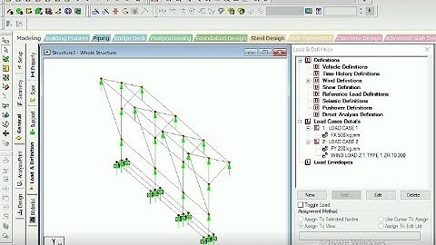 #Staad pro analysis for staad report load calculation how to staad pro load calculation in staad#
