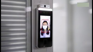 ZKteco SpeedFace V5: Face & Palm Verification and Body temperature and Masked Detection Terminal