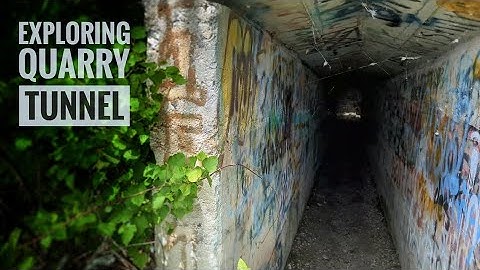 Exploring Abandoned Quarry Tunnel