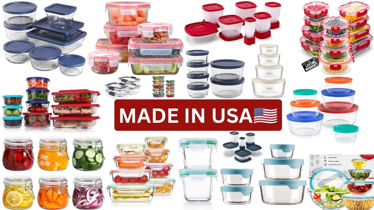 30 Best Amazon Kitchen Food Storage Containers Made In USA