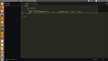 Gets the url of the current webpage or resource the user is viewing on the browser with php script