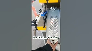 Multi Functional Duct Corner Punching Machine For Sheet Metal TDF/TDC Flange Angle
