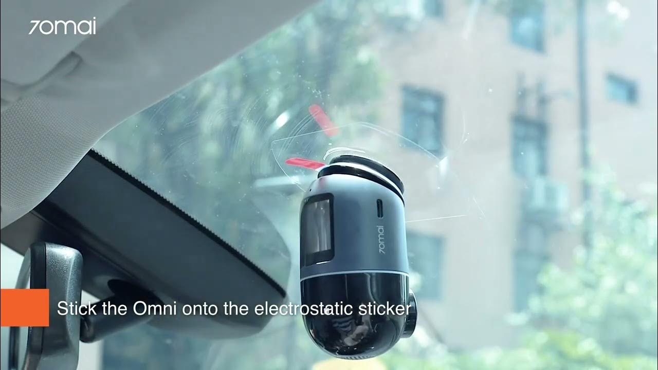 DASHCAM ROTATIVE à 360°, ASSISTANT de CONDUITE, DÉTECTION INTELLIGENTE… !  (70mai Dash Cam Omni) 