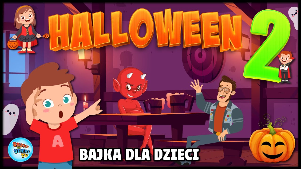 🎃 Karolek i Halloween dla dzieci cz. 2 - TAJEMNICA Strasznej Dyni | Bajka edukacyjna 👻