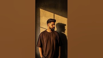 Google Gemini Photo Editing | Golden Hour Shadow Portrait | Gemini Edit #ai