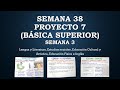 SEMANA 38 PROYECTO 7 BÁSICA SUPERIOR