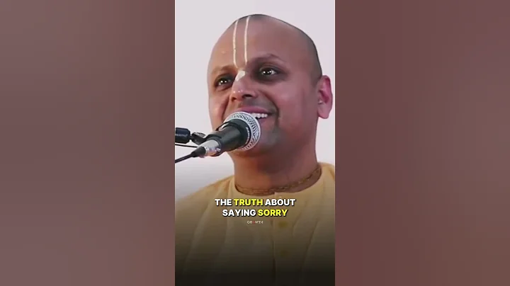 The TRUTH about Saying SORRY.