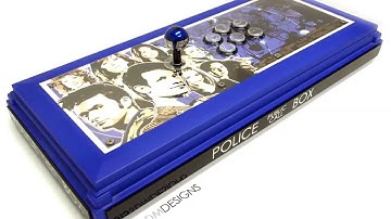 DR WHO CUSTOM ARCADE STICK B15SDMDESIGNS