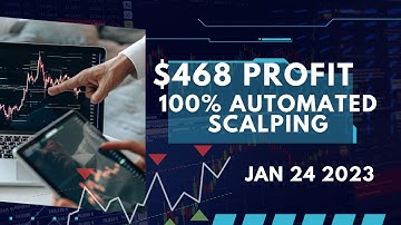 $468 Profit 1/24/23 - 100% automated scalping algorithm for NinjaTrader - Trading Futures Now Algo