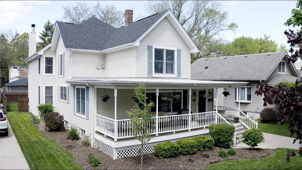 Itasca Real Estate 412 N Rush St Aerial Video Tour YouTube