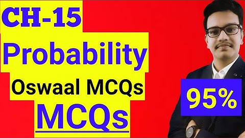 Probability CBSE Class 10 Maths chapter 15 | MCQs | by ZAKAS Classes