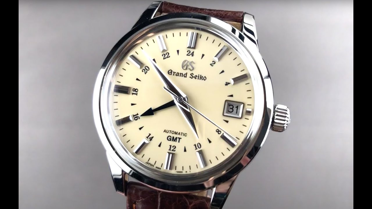 Grand Seiko GMT Automatic SBGM221 Ivory Dial: Grand Seiko Watch Review -  YouTube