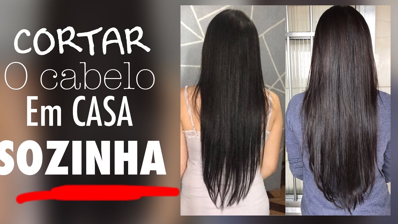 Como Cortar As Pontas Do Cabelo Sozinha Em V