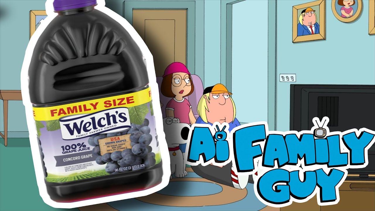 AI Family Guy Worries Their Grape Juice Is Poisoned | Parody - YouTube