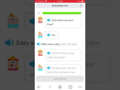 Duolingo Stories. I want a dog.