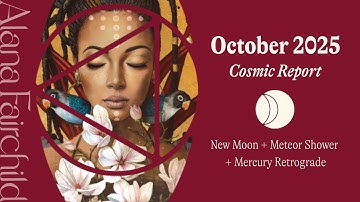Kosmisch rapport oktober 2025: Nieuwe maan, meteorenregen en Mercurius retrograde | Alana Fairchild