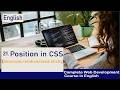 Position In Css (Absolute, Relative, Fixed, Sticky, Static) #21 Web Development Tutorial In English