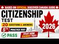 Canadian Citizenship Practice Test 2026 | TEST-05 from Discover Canada Practice Test