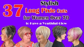 37 Stylish Long Pixie Cuts for Women Over 70 to Have a Youthful Glow