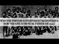 Was the british government responsible for the great bengal famine of 1943  live debate