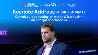 TESTA Keynote Address at SBC Summit 2025 by Kyle Wiltshire