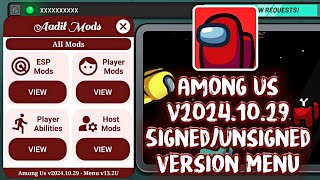 Among Us v2024.10.29 Mod Menu APK v13.2 | Unsigned Menu with Login Enabled & Free Chat Room Access screenshot 3
