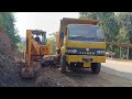 JCB Road Extension Work | Heay Machinery in Action #excavator #machhine #work 