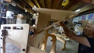 Assembly of Wheelchair to standing frame (Oswestry standing frame)